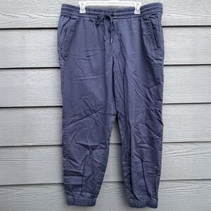 Gap XL Gap Flex Essential Joggers Men Blue Cotton Twill Stretch Comfort Lounge